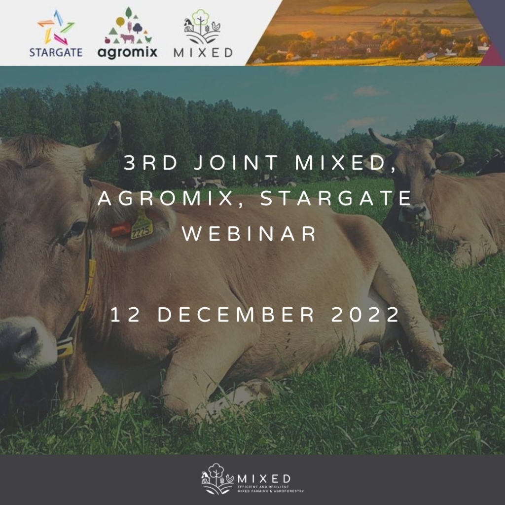 Joint Webinar On Mixed Farming And Agroforestry Systems – At Farm And ...