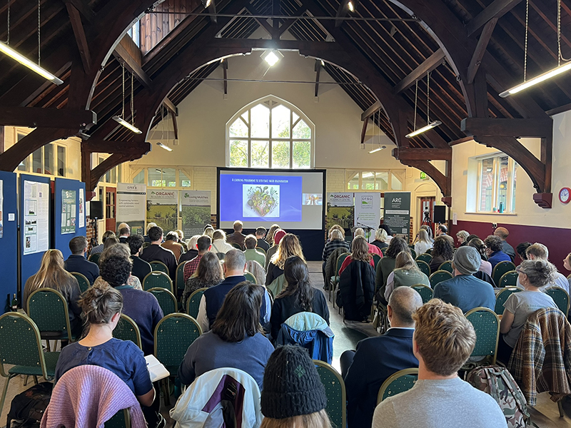 Delegates in a packed hall at the Birch Community Centre in Manchester for Cultivating Wisdom