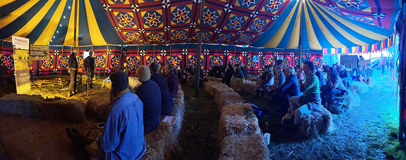 Organic hops workshop at the Organic Growers Gathering